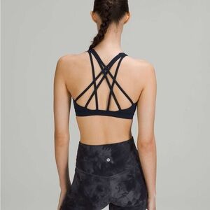 Lululemon Free to be Serene Navy Sports Bra